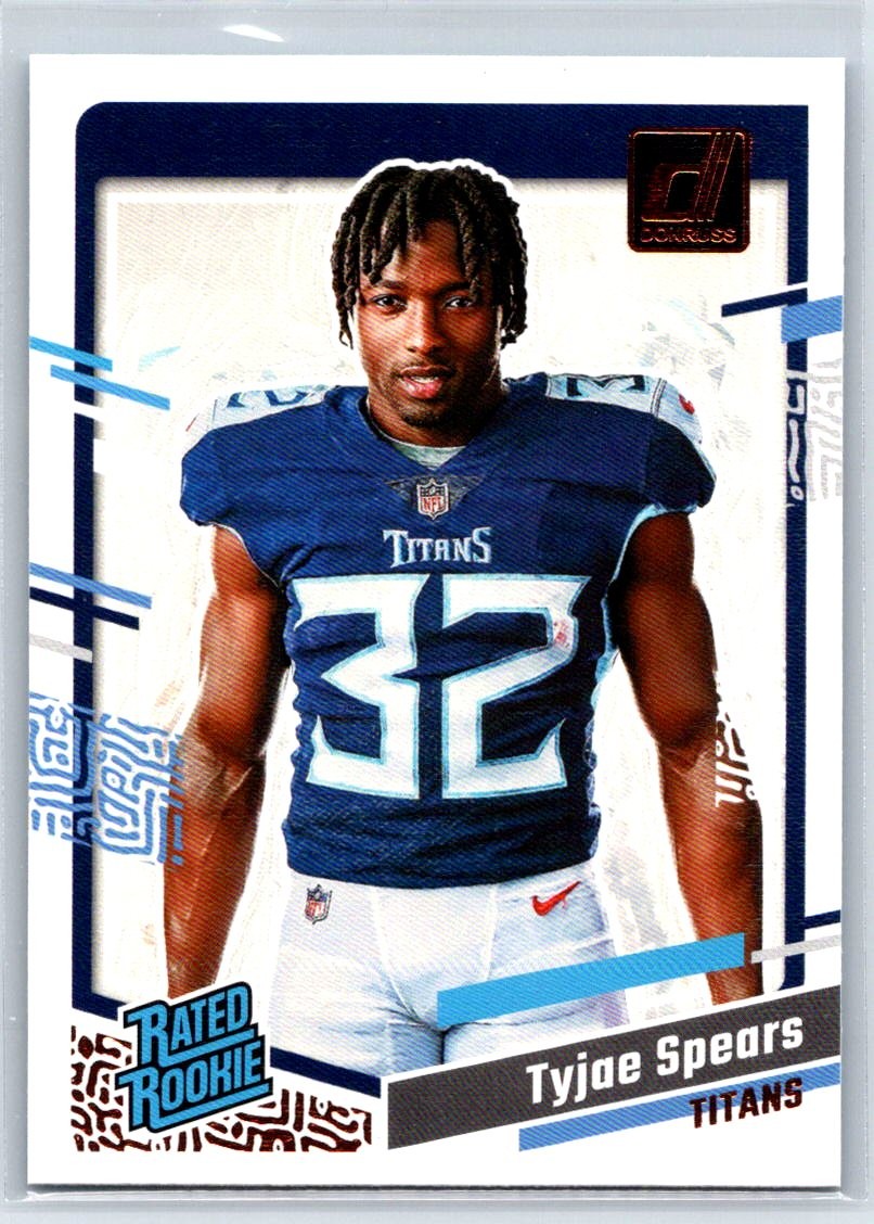 Tyjae Spears 2023 Donruss Rated Rookie Portrait #26