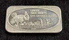 Rare vintage 1974 USSC Prairie Chicken- 1 Troy Oz .999 Fine Silver Bar