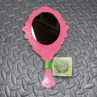 New Wicked Movie Two Sided Mirror Green & Pink - In Hand Mirror
