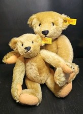 Steiff PR. 12" 9" Gold Teddy Bears 0155/32 0155/26