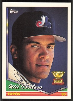 Wil Cordero, 1994 Topps, #21, Montreal Expos,