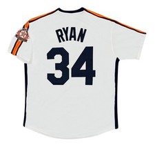Nolan Ryan 1986 Houston Astros 25th Anniv. Cooperstown White Jersey Men’s Large