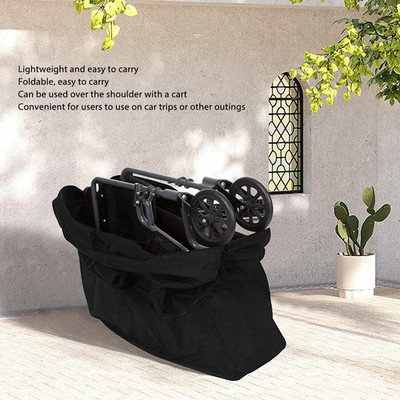 Wheelchair Bag Large Capacity Oxford Cloth Foldable Wheelchair Travel Bag Fo SET