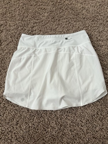 Athleta Girl Ace Skort White Size Large 14 Tennis Athleisure Activewear Golf - Picture 4 of 4