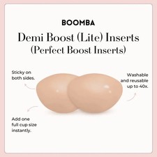 BOOMBA Perfect Boost Inserts Demi Boost Lite Inserts Abalone-Shape