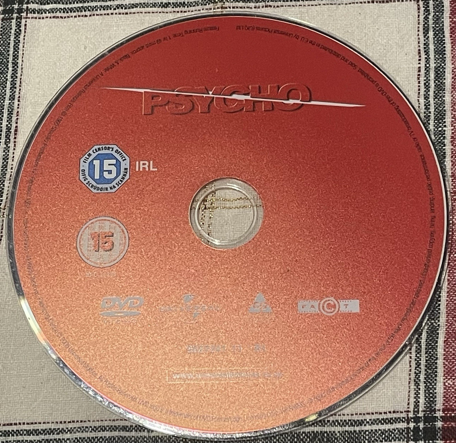 Psycho (DVD, 2005) -DISC ONLY