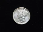 1944-S Mercury Silver Dime Full Bands Brilliant Uncirculated 40325