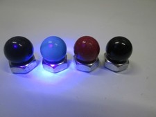 Vintage Solid Color Glass Marbles .54/.56 UV Lot of 4 24