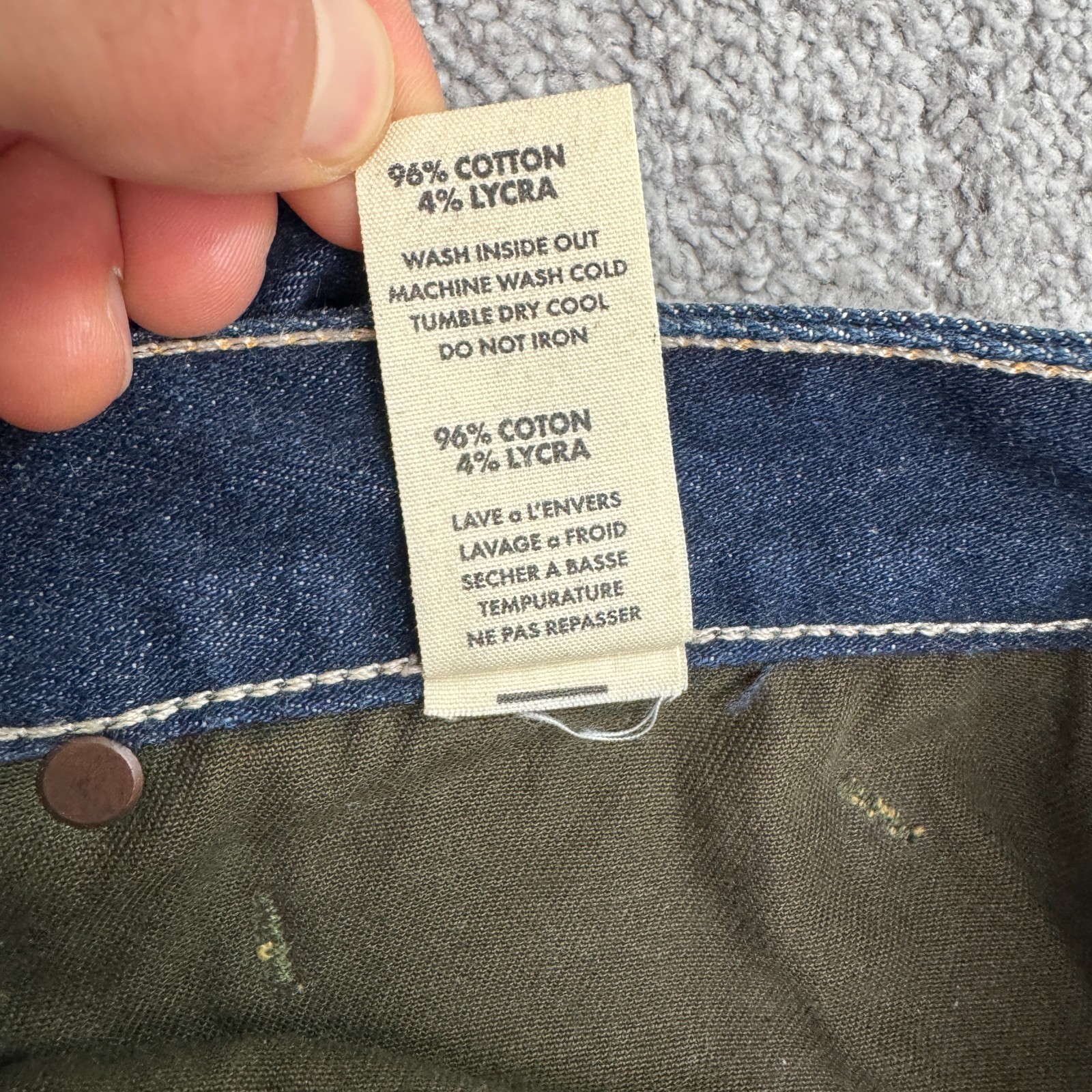 Tortoise Selvedge Patchwork Distressed Denim jean… - image 17