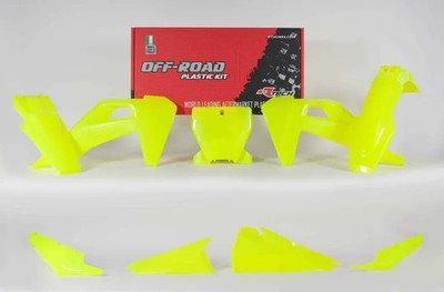 RACETECH Plastik-Kit neongelb für HUSQVARNA FC 350 2019-20