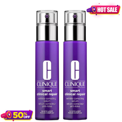 Clinique Smart Clinical Repair Serum 30ml 1oz Wrinkle Care 2 Pack Set