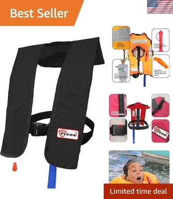 Automatic Inflatable Life Jacket|Life Vest for Adults|PFD Low Profile|Support...