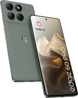 Motorola Edge 60 Pro Smartphone, 6,7 Zoll, 256GB, 8GB RAM, Shadow Green