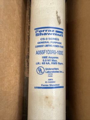 Ferraz Shawmut A155F1D0R050E Electrical Fuse - White