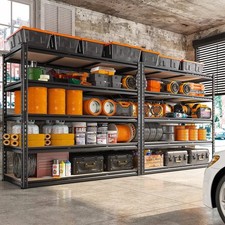 3000 lbs Adjustable Garage Storage Rack 48" W Heavy Duty Steel Shelving