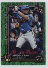 2025 Topps Update Rookie Debut Green Holo Foil 3/99 Caleb Durbin #US59 05k6