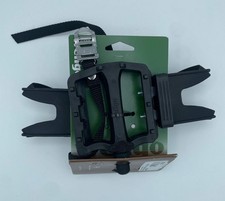 Wellgo B197T Large Platform Pedal Set with Clip Strap