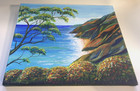 Seascape painting. Acrylic. 30 x 25 cm.  Art by Katya-Ukrainian artist. — photo 1