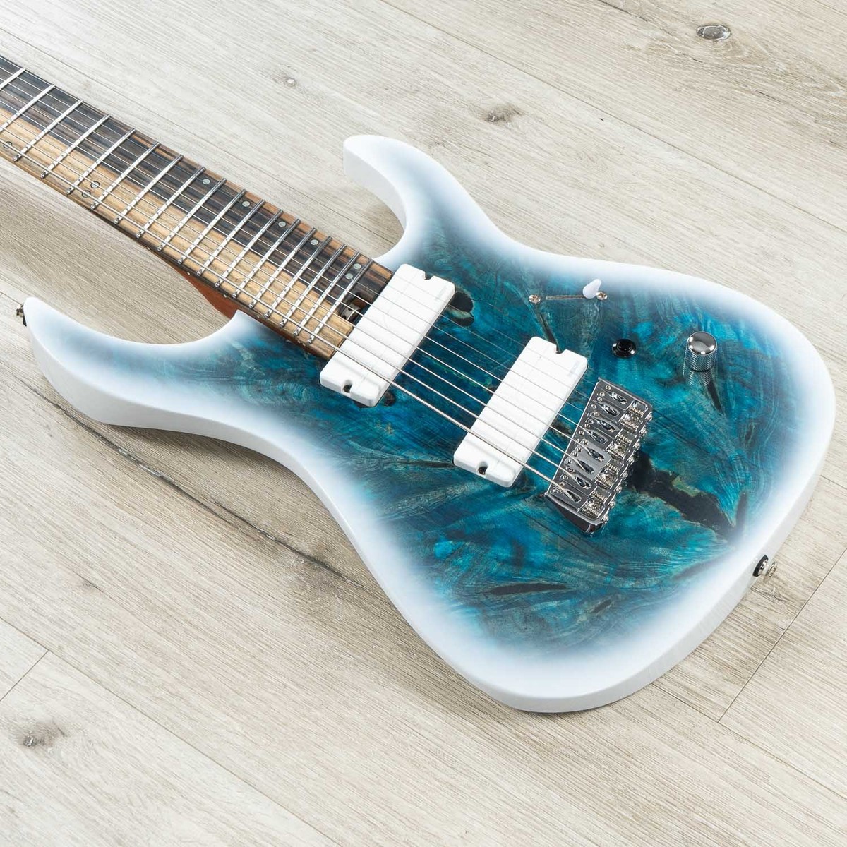 Legator N8FOD Ninja Overdrive Multi-Scale 8-String Guitar, Arctic