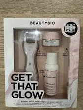 Beauty Bio GloPRO Get That Glow Facial Microneedling Discovery Set NEW