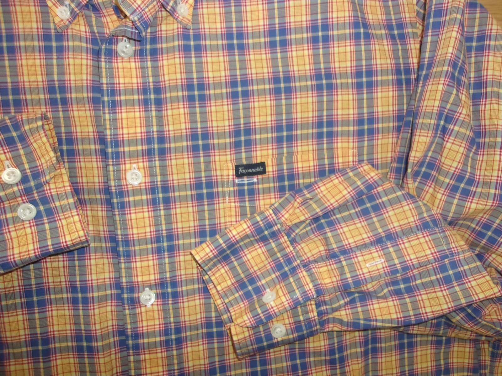 Faconnable Classique Button Down Casual Cotton Sh… - image 2