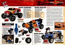 Traxxas RC Nitro Stampede Rustler Print Ad Wa...