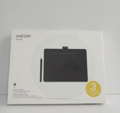 Wacom Intuos Bluetooth Grafiktablett - Schwarz, Medium (CTL-6100WLK-N)