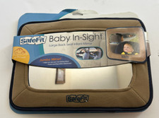 Safe Fit Baby Shatterproof Auto Mirror For Rear Facing Baby Wide View SafeFit