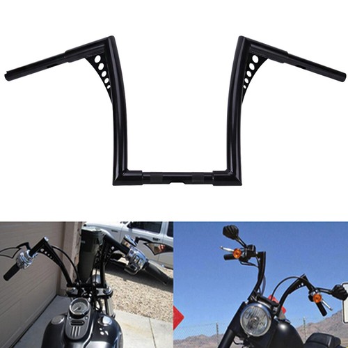 10" 12" 14" 16" 18" Ape Hanger Handlebar for Harley Sportster Softail FLS Custom - Bild 33 von 86