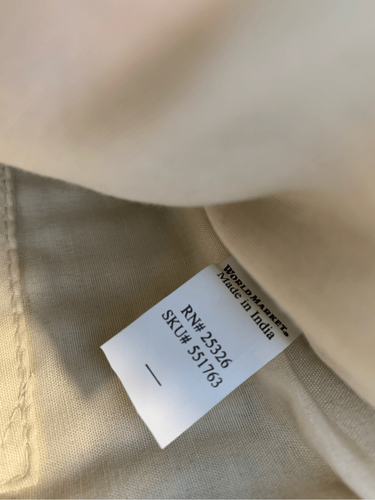 Boho Clutch Tasche-creme/blau/rosa getuftet 8”x10” ohne Reißverschluss Zug Weltmarkt - Bild 2 von 6