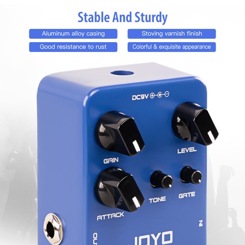 JOYO Overdrive Guitar Pedal High Gain Noise Gate True Bypass for Guitar Bass - Picture 9 of 16