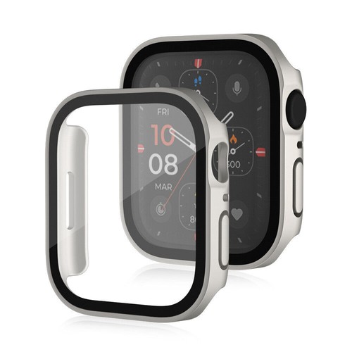 Für Apple Watch Schutzhülle mit Glas Series 6 7 8 9 10 Case Displayschutz Bumper - Zdjęcie 75 z 99