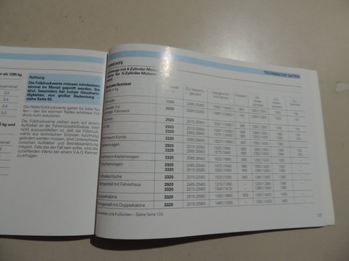 VW T4 Caravelle Transporter 1990 gasolina diésel manual de instrucciones libro de a bordo - Imagen 4 de 4