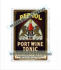 1927 Pep-Tol port wine tonic, La Ray Pharmacal Laboratory, tin sign Los Angeles