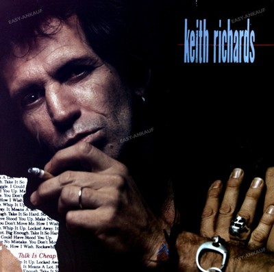 Keith Richards - Talk Is Cheap LP 1988 (VG+/VG+) '