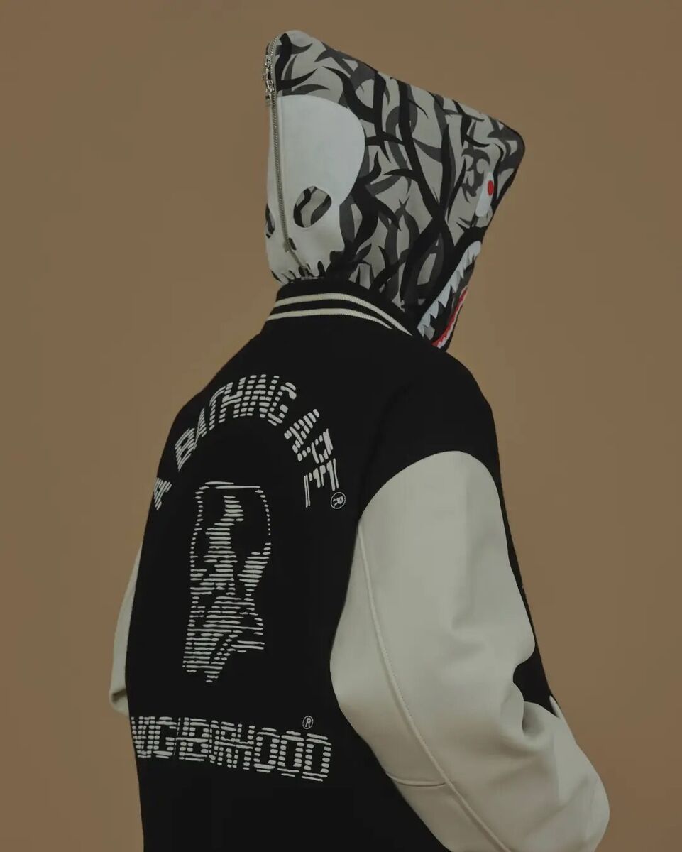 A BATHNIG APE Men's BAPE x NBHD TRIAL CAMO TWO FACE HALF ZIP A BATHNIG APE Men's BAPE x NBHD TRIAL CAMO TWO FACE HALF ZIP
