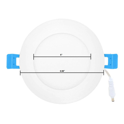 Euri 5-6'' round Dimmable Recessed Downlight LED Retrofit Kit, 900 Lumen, 12 Watt