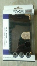 Funda de teléfono tipo billetera con diamante ZTE Avid Plus con protector de pantalla SXS Success Mobility