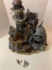Lemax Spooky Town Isle of Doom Lighthouse Halloween Village  Pirates FOR PARTS