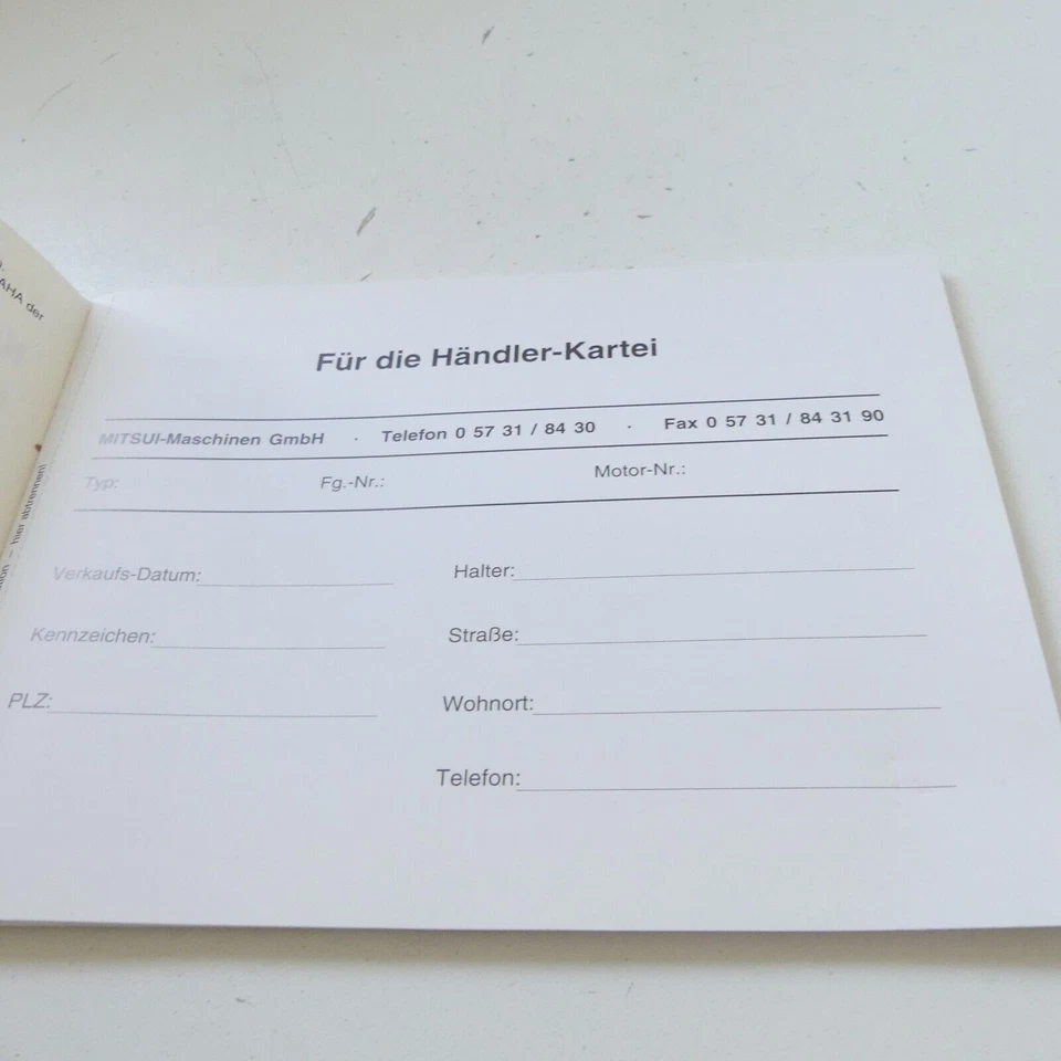 Yamaha YP 250 Majesty Inspektionsheft Wartungsheft Blanko Kundendienstheft B0525 - Bild 2 von 3