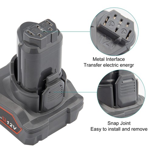 6.0Ah 12V Liion Battery For Ridgid L1240 AC82048 R82048 R86048