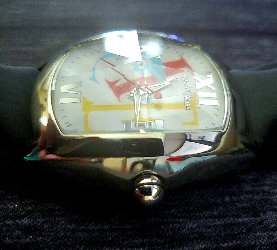 Auténtico reloj suizo Aquaswiss para hombre Ice Date cristal prisma Foto 4 de 4