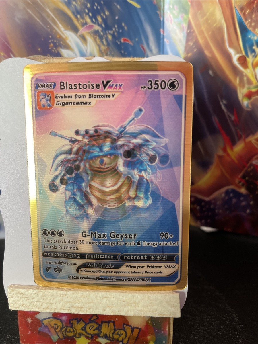 ガリュミーズ　max Blastoise VMax GMax Geyser 3d prism pokemon 🔥FAN ART🔥Hp350