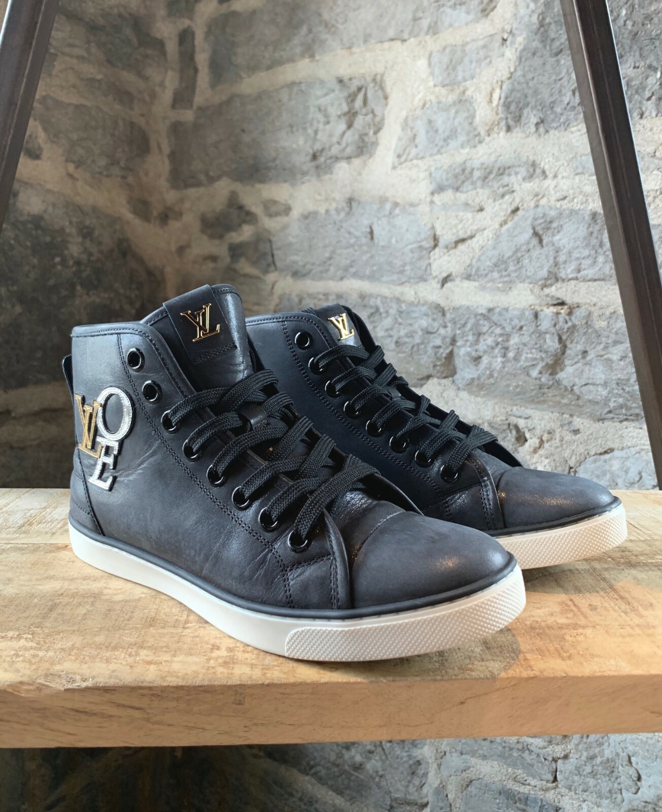 Louis Vuitton Black Punchy Love High 