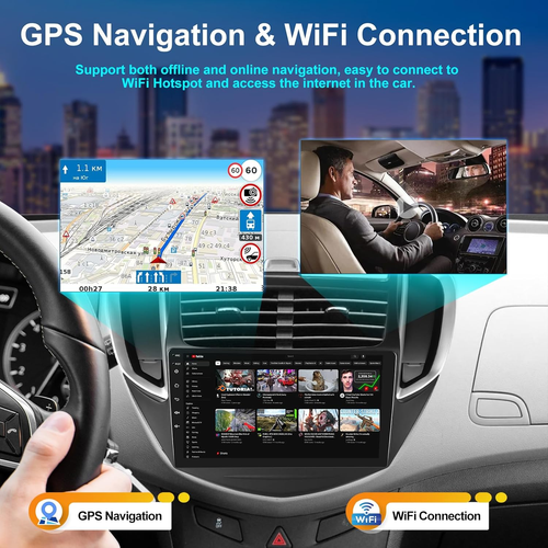 32GB Car Play Android 14 Auto Car Stereo GPS Head Unit For Holden Trax 2013-2017 - Picture 5 of 18