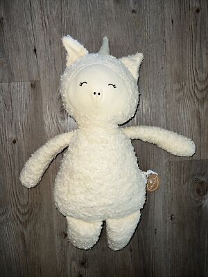 Big Buddy Organic plush weighted Unicorn Sheep - Fabelab 22  tall stuffed animal