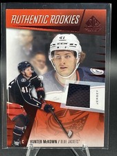 2023-24 Upper Deck SP Game Used Authentic Rookies Jersey Hunter McKown Rookie RC