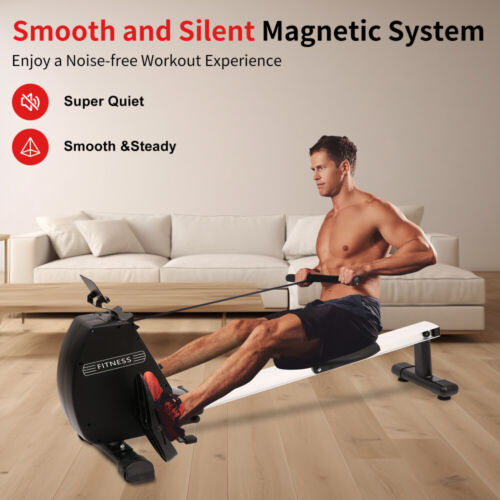 Rowing Magnetic 264 LBS Weight Capacity Foldable Rower Machine New Unopened