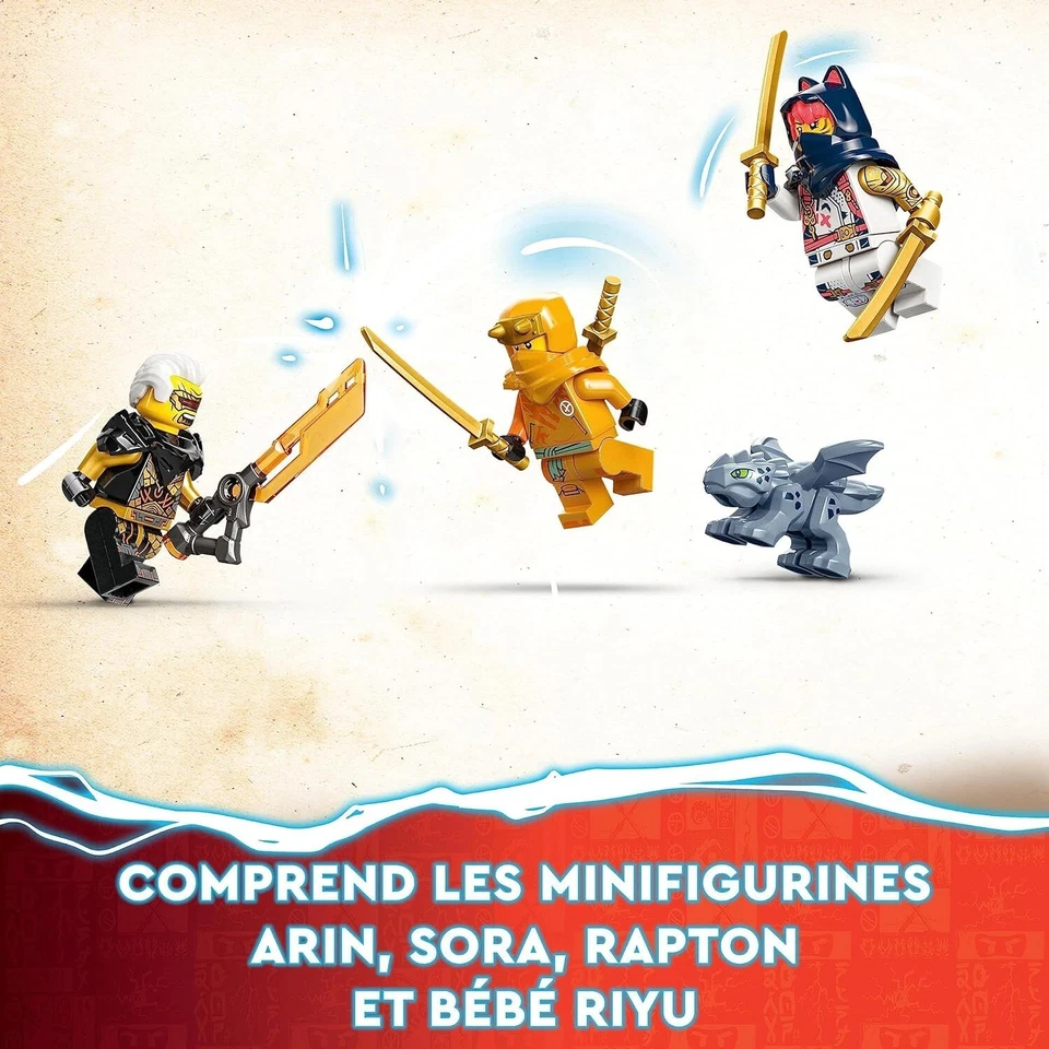 LEGO Ninjago Le robot bolide transformable de Sora 71792 / Ninja Garçon NEUF - Photo 4/4