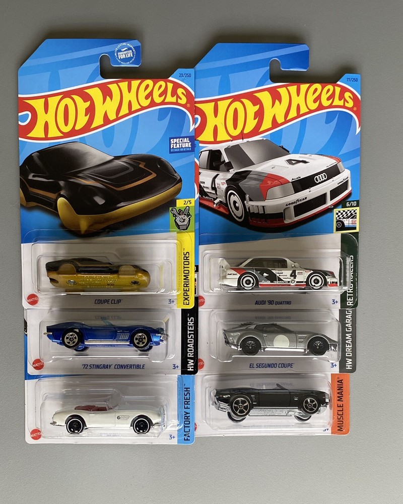 Hot Wheels Mainline Assorted Lot Of 6